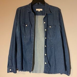 Denim Button Down Shirt